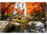 60X40CM JESIENNY WODOSPAD OBRAZ
