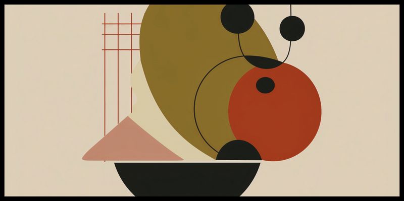 Plakat 91,3x44,5cm Geometryczny Balans zdjęcie 2