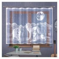 Firanka Wilki 320 x 140 cm DomoweTekstylia | WN736W 140