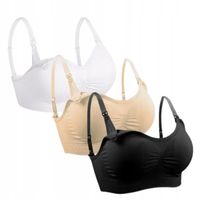 Zestaw Biustonosz Stanik Ciążowy do Karmienia Bezszwowy Szeroka