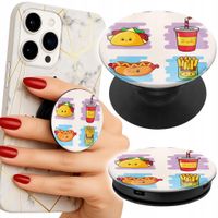 Uchwyt do telefonu Popsocket na palce/stojak WESOŁY FASTFOOD BURGER HOT-DOG