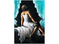 OBRAZ KOBIETA TURKUSIE