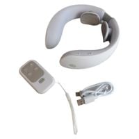 masażer szyi karku podgrzewany 6 trybów biały