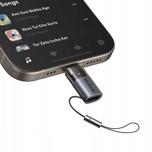 mcdodo adapter przejściówka usb-c usb typ c do lightning iphone 17 pro led na Arena.pl