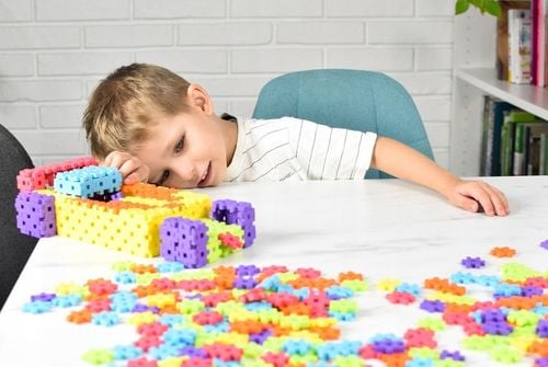 KLOCKI WAFLE KONSTRUKCYJNE MELI Basic 600 El MINI PUZZLE GOFRY EDUKACYJNE na Arena.pl