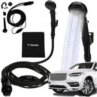 PRYSZNIC TURYSTYCZNY SAMOCHODOWY KEMPINGOWY PRZENOŚNY POD Namiot 12V 60W