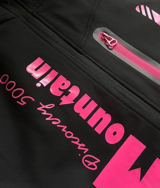 KURTKA SPORTOWA SOFTSHELL HH030 CZARNA zdjęcie 4