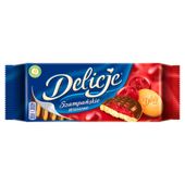 Delicje Biszkopty z galaretką wiśniową oblewane czekoladą 147 g