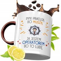 Kubek Bordowy Dla Operatora Na Urodziny Prezent Z Nadrukiem Ze Zdjęciem