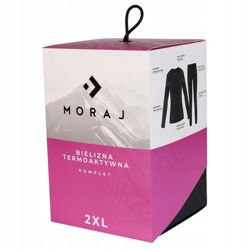 Bielizna Termoaktywna Damska Komplet Odzież Ciepły na Zimę Thermo MORAJ S na Arena.pl