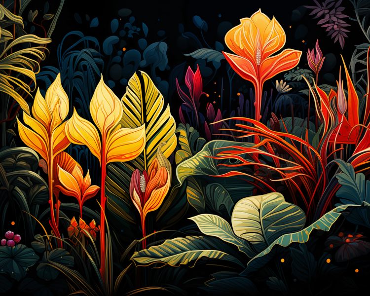 Plakat 50x40cm Tropikalna Symfonia zdjęcie 1