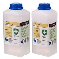 Glikol i Gliceryna Biomus Gliceryna Roślinna 1kg Glikol Propylenowy 1L