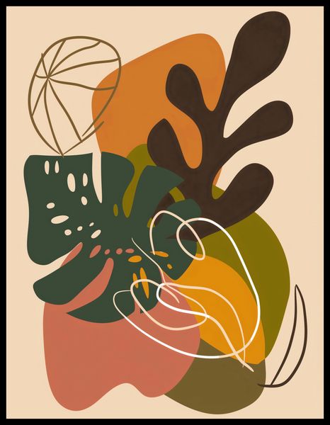 Plakat 50x65cm Leśna Kompozycja zdjęcie 2