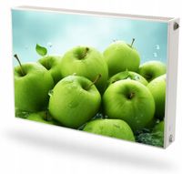 Mata magnetyczna magnes na grzejnik Fototapeta na wymiar ZIELONE JABŁKA
