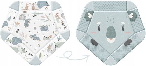 MATA EDUKACYJNA INTERAKTYWNA DWUSTRONNA SKŁADANA XXL 5w1 NUKIDO PODUSZKA na Arena.pl