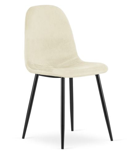 Krzesło COMO - beż aksamit x 4 na Arena.pl