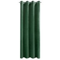 Zasłona gotowa na przelotkach ROSA 140x250 Design91 zielona