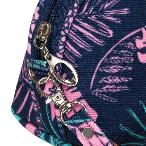 kompaktowa kosmetyczka damska z botanicznym printem - peterson na Arena.pl