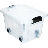 POJEMNIK ORGANIZER PUDEŁKO ZABAWKI NA KÓŁKACH 20L