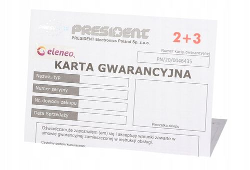 CB Radio PRESIDENT Bil Bily ASC małe rozmiary A6P na Arena.pl