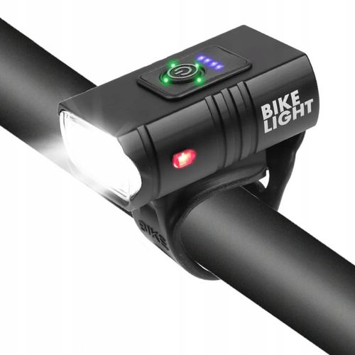 LAMPKA ROWEROWA LED MOCNA TYŁ PRZÓD ŚWIATŁO NA ROWER KIEROWNICĘ USB 800lm na Arena.pl