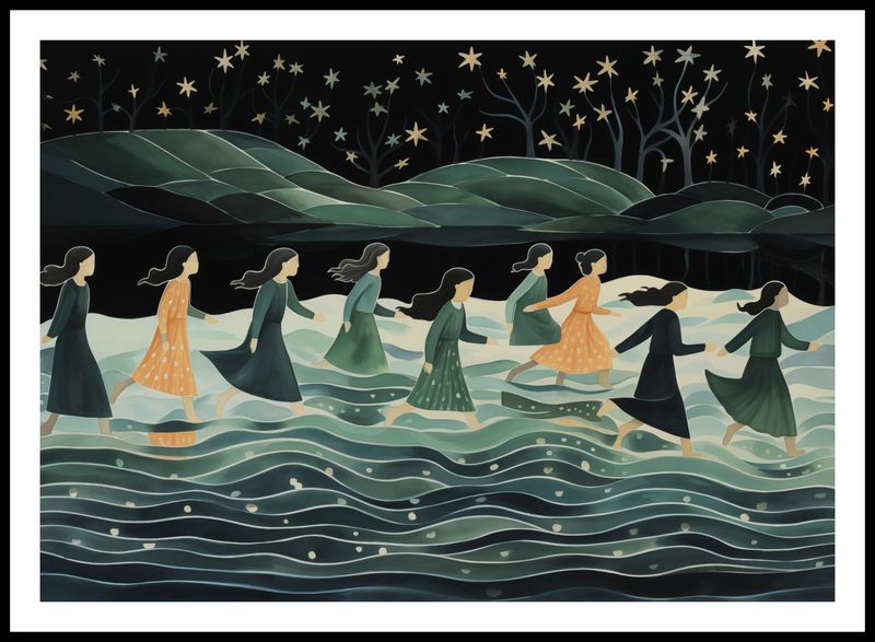 Plakat 84,1x59,4cm Nocna Procesja zdjęcie 3