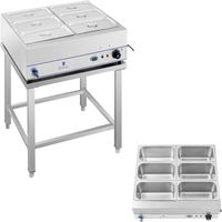 Bemar podgrzewacz wodny na podstawie stalowej 6 x GN 1/3 2000W 230V