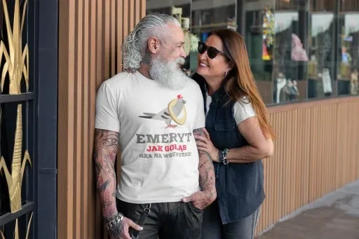 Prezent EMERYTA Emerytura KOSZULKA BĄDŹ JAK GOŁĄB zdjęcie 11