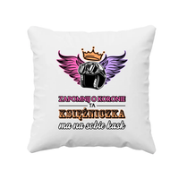 Zapomnij o koronie, ta księżniczka ma na sobie kask - poduszka na prezent