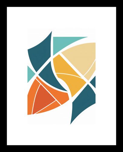 Plakat 21x29,7cm Geometria Wiatru na Arena.pl