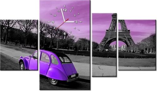 70CM 120CM OBRAZ 4 ELEM CYTRYNA FIOLECIE ŚCIENNY na Arena.pl