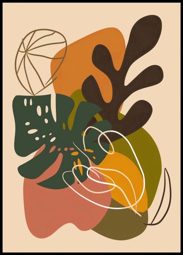 Plakat 67,5x95cm Leśna Kompozycja na Arena.pl