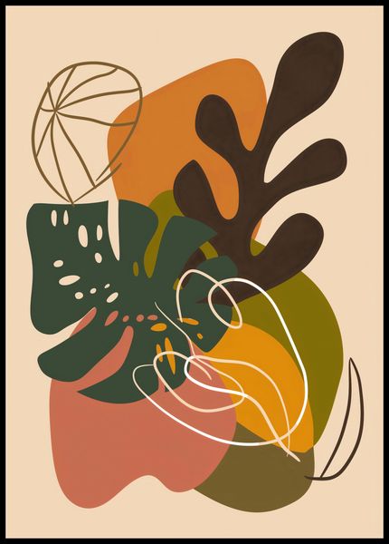 Plakat 67,5x95cm Leśna Kompozycja zdjęcie 2