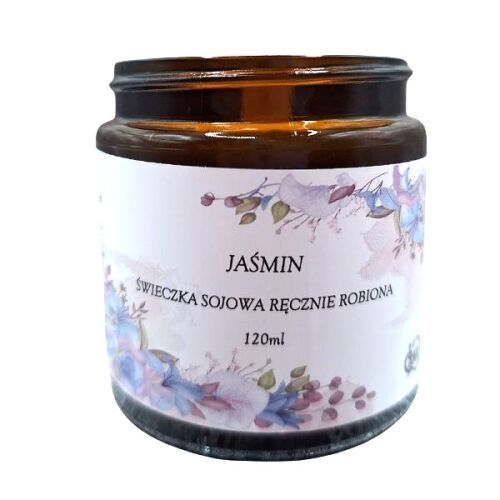 Świeczka Sojowa Ręcznie Robiona Jaśmin 120 ml zdjęcie 2