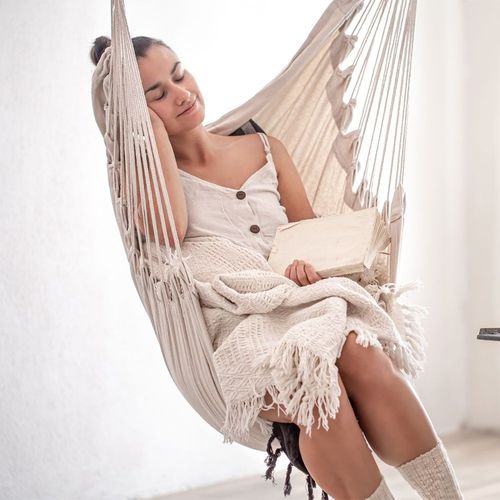 Hamak brazylijski beżowy na Arena.pl