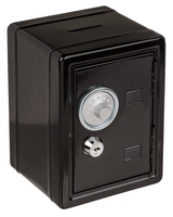 Skarbonka Mini Sejf na Biurko - Kasa Pancerna - Czarna