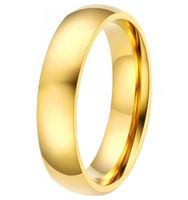 OBRĄCZKA ŚLUBNA 4mm ZŁOTA STAL CHIRURGICZNA 30