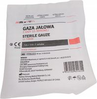 GAZA JAŁOWA OPATRUNKOWA STERYLNA 1 M2 13 NITKOWA EMTIM 100 SZT.