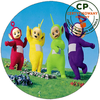 Opłatek na tort - Teletubisie