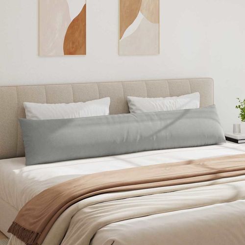 Poduszki na sofę 2 pcs Jasnoszary 200 x 40 cm tkanina na Arena.pl