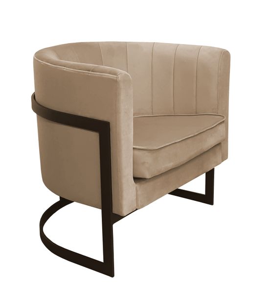 Fotel Glamour podstawa czarna MG06 zdjęcie 1