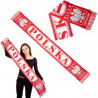 SZALIK POLSKI - KIBICA REPREZENTACJI POLSKI 150 CM TKANY