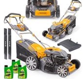 KOSIARKA SPALINOWA Z NAPĘDEM 7KM 60L 51CM 8W1 +OLEJE POWERMAT PM-KSS-700SH