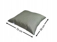 WODOODPORNA PIKOWANA PODUSZKA OGRODOWA MIÓD - HEKSAGON 50x70 khaki