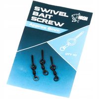 2 x WKRĘT NASH Z KRĘTLIKIM BAIT SCREW 8mm