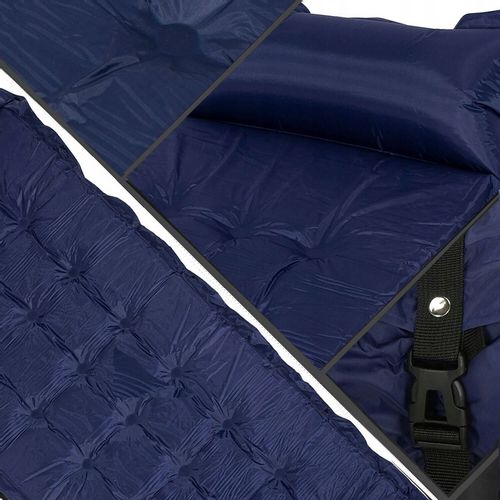 MATA SAMOPOMPUJĄCA TURYSTYCZNA Z PODUSZKĄ 193 cm KARIMATA MATERAC GRUBA na Arena.pl