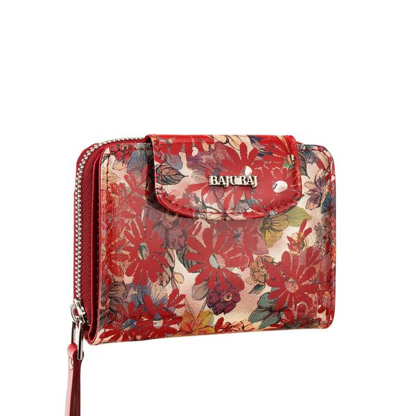 Czerwony damski portfel skórzany BajuBaj PD1255s132 zdjęcie 3