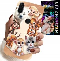ETUI DO HUAWEI P SMART 2019 - PLECKI DLA DZIECI W ZWIERZĘTA LEŚNE CASE