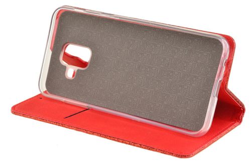 Etui Smart Brokat do SAMSUNG GALAXY A6 2018 A600 czerwony na Arena.pl