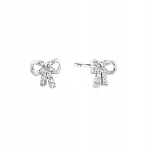 Kolczyki srebrne z cyrkoniami - Mini YES na Arena.pl